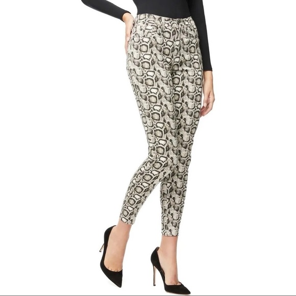Good American Snake Print Good Legs High Waist Skinny Jeans - Picture 2 of 7